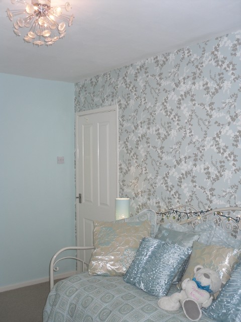 patterned feature wall