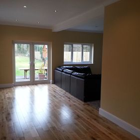 large living room wooden floor