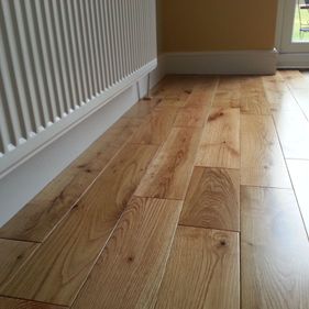 oak wooden floor in home